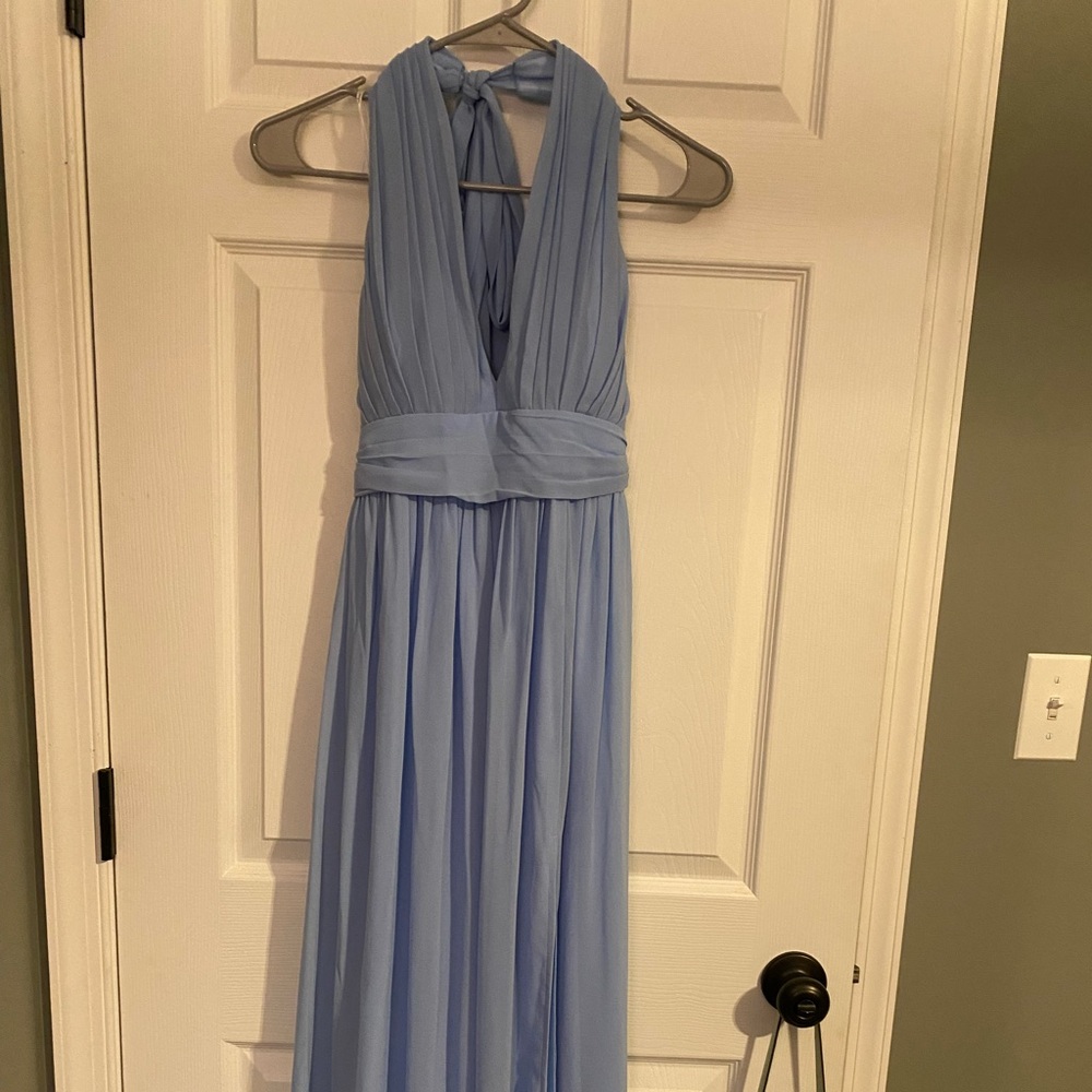 Lulus Blue Halter Dress